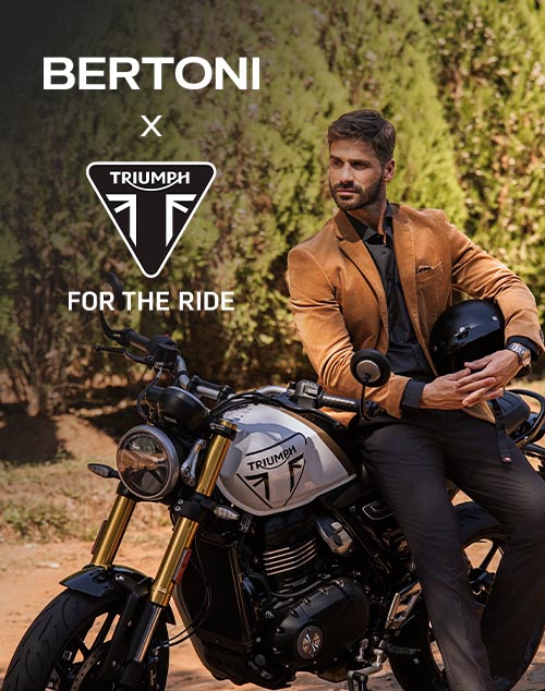 Alianza Bertoni & Triumph – Sesión de fotos